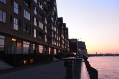 Köln Hafen Morgendämmerung