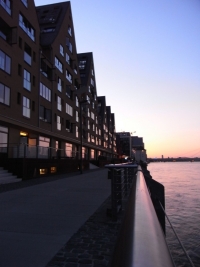 Köln Hafen Morgendämmerung