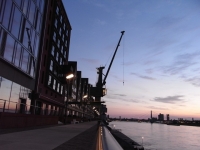 Köln Hafen Morgendämmerung